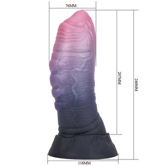 Power Monsters - Dreadful Fiend - Monster Dildo - 24 cm - Multicolour