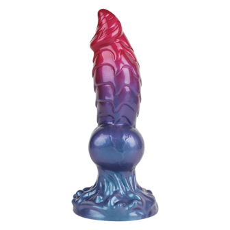 Power Monsters - Eldritch Sentinel - Monster Dildo - 24 cm - Rood/Blauw/Paars
