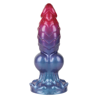 Power Monsters - Eldritch Sentinel - Monster Dildo - 24 cm - Rood/Blauw/Paars