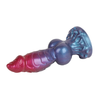 Power Monsters - Eldritch Sentinel - Monster Dildo - 24 cm - Rood/Blauw/Paars