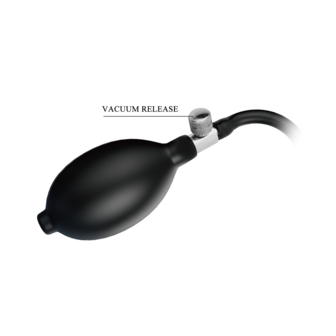 Power Monsters - Ebon Leviathan - Opblaasbare Buttplug - 18 cm - Multicolour