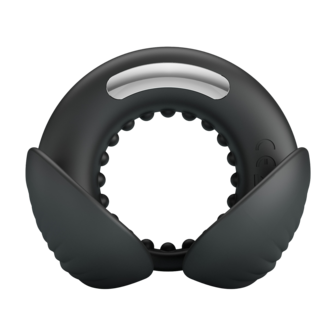 Pretty Love - Quentin - Vibrerende Cockring met Dubbele Motor - Zwart