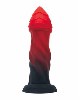 Power Monsters - Infernal Goliath - Monster Dildo - 25 cm - Zwart/Rood