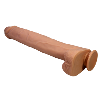 Pretty Love - Pat - Super Grote Dildo - 40 cm - Lichte Huidskleur