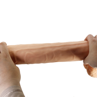 Pretty Love - Pat - Super Grote Dildo - 40 cm - Lichte Huidskleur