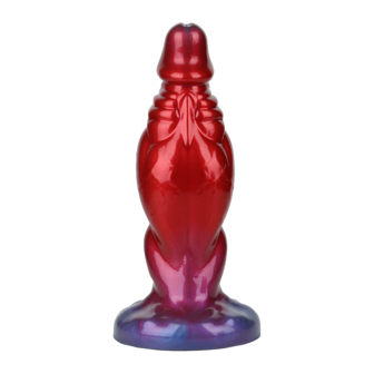 Power Monsters - Shadow Behemoth - Opblaasbare Monster Dildo - 22 cm - Rood/Blauw