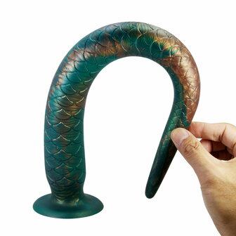 Power Monsters - Verdant Titan - Mythical Tail Dildo - Groen/Goud