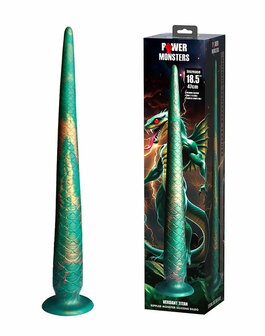 Power Monsters - Verdant Titan - Mythical Tail Dildo - Groen/Goud