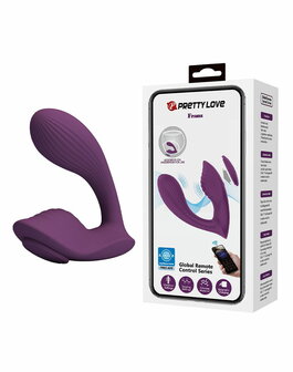 Pretty Love - Franz - Draagbare Vibrator - Panty Vibrator - Vibrerend Slipje - Paars