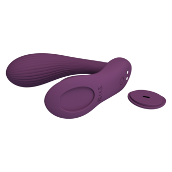 Pretty Love - Franz - Draagbare Vibrator - Panty Vibrator - Vibrerend Slipje - Paars