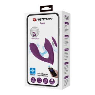 Pretty Love - Franz - Draagbare Vibrator - Panty Vibrator - Vibrerend Slipje - Paars