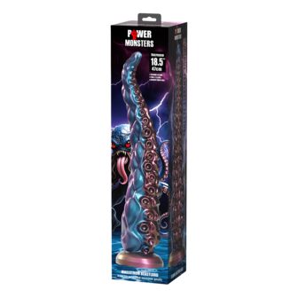 Power Monsters - Maelstrom Beastlord - Tentakel Dildo - Blauw/Paars/Goud