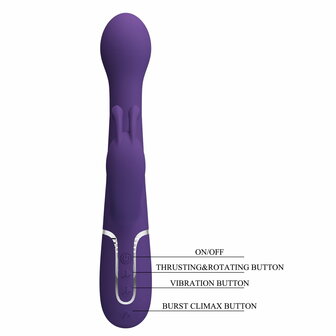 Pretty Love - Dejon - Rabbit Vibrator - Paars