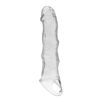 Pretty Love - Verlengende Penis Sleeve - 28 cm - Transparant