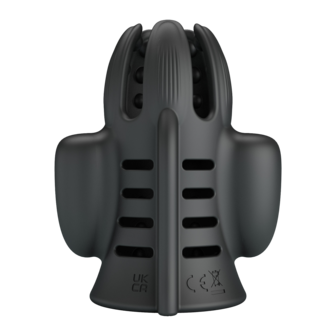 Pretty Love - Wyat - Penis Vibrator - Zwart/Rood