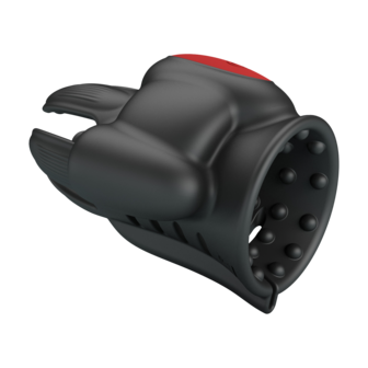 Pretty Love - Wyat - Penis Vibrator - Zwart/Rood