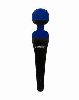 PalmPower - Recharge Wand Massager - Flexibele Kop - Blauw/Zwart