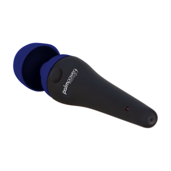PalmPower - Recharge Wand Massager - Flexibele Kop - Blauw/Zwart