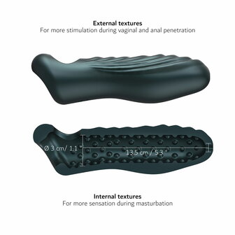 ManWan - Ryzer MAX - Penis Extender en Zachte Masturbatie Sleeve - Pine Grey