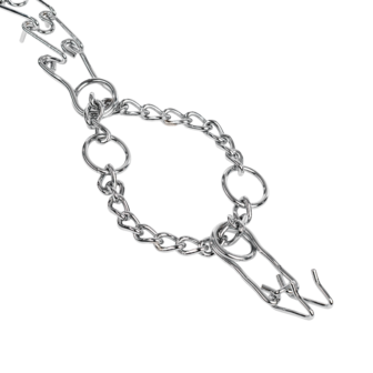 Rimba - Metalen Pinch Collar - Zilver