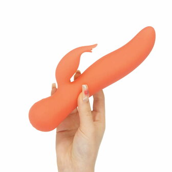 Swan - Blossom - Dual Action Rabbit Vibrator - Oranje
