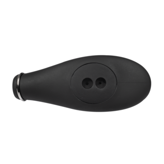 Rimba Electro Play - E-Stim Opblaasbare Anaal Plug - Bi-Polair - Zwart