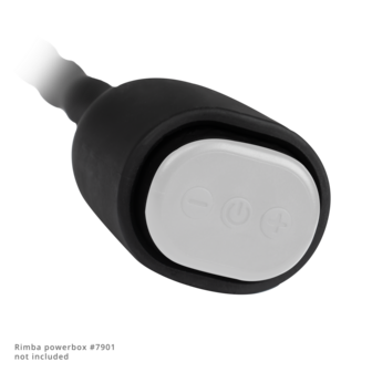 Rimba Electro Play - E-Stim Urethrale Dilator - Bi-Polair - Zwart - Large