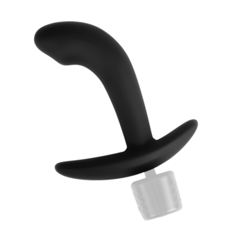 Rimba Electro Play - E-Stim Anaal Plug - E-Stim Prostaat Plug - Bi-Polair - Zwart