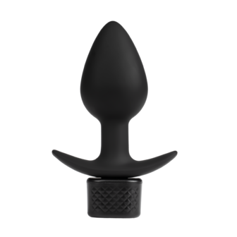 Rimba Electro Play - E-Stim Buttplug - Bi-Polair - Zwart