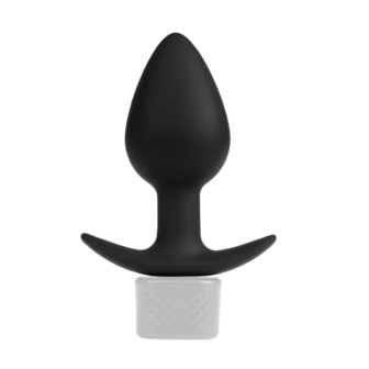 Rimba Electro Play - E-Stim Buttplug - Bi-Polair - Zwart