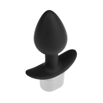 Rimba Electro Play - E-Stim Buttplug - Bi-Polair - Zwart