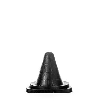 All Black - Traffic Cone Buttplug - 19 x 15 cm - Zwart