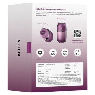 Svakom - Klitty - Likkende &amp; Zuigende Clitoris Stimulator - Dusty Lavender