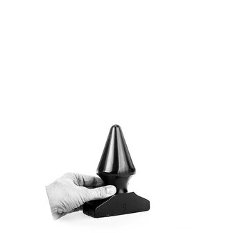 All Black - Extreme Anaal Plug - 18,5 x 7 cm - Zwart