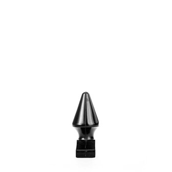 All Black - Extreme Anaal Plug - 18,5 x 7 cm - Zwart