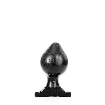 All Black - Big Boy Buttplug - Diameter 125 mm - Zwart