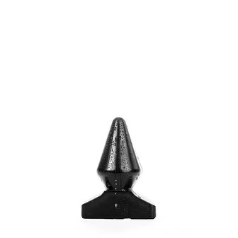 All Black - Extreme Anaal Plug -  18.5 x 9 cm - Zwart
