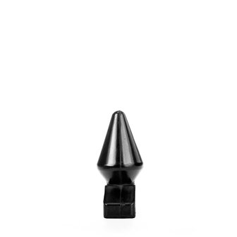All Black - Extreme Anaal Plug -  18.5 x 9 cm - Zwart