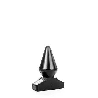 All Black - Extreme Anaal Plug -  18.5 x 9 cm - Zwart