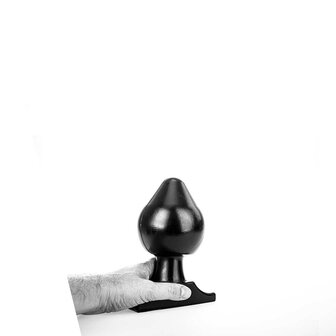 All Black - Big Boy Buttplug - Diameter 95 mm - Zwart