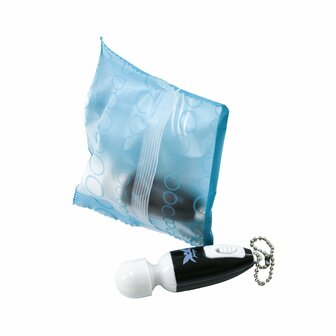 Pixey - Mini Pixey Sleutelhanger Vibrator - Zwart