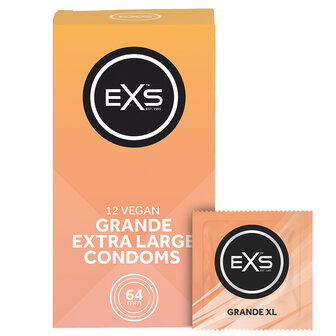 EXS Grande Condoms - Diameter 64 mm - 12 stuks