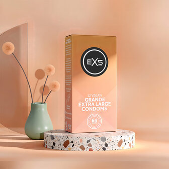 EXS Grande Condoms - Diameter 64 mm - 12 stuks