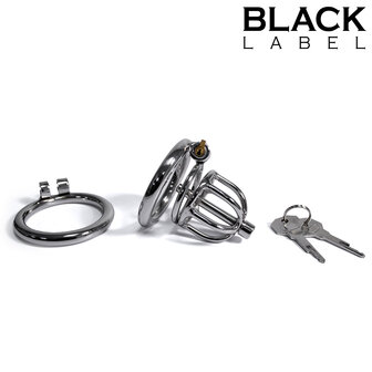 Black Label - The Knob Maker - Kuisheidskooi met Penisplug - RVS
