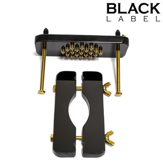 Black Label - Ball Crusher met Spikes - Zwart/Goud