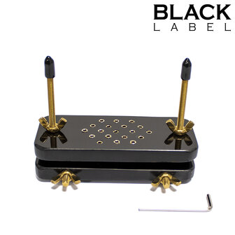 Black Label - Ball Crusher met Spikes - Zwart/Goud