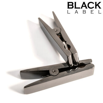 Black Label - Wasknijper Tepelklemmen - Zwart Chroom