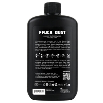 Fist Club - Ffuck Dust - Fisting Glijmiddel in Poedervorm - 220 gram