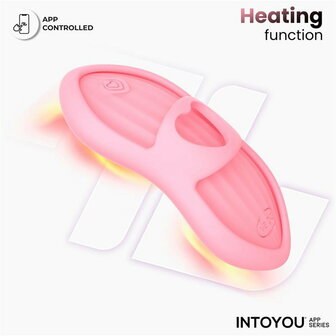 IY - Laia - Verwarmde Vingervibrator - Met App Control - Roze