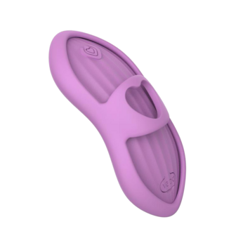 IY - Laia - Verwarmde Vingervibrator - Met App Control - Lila